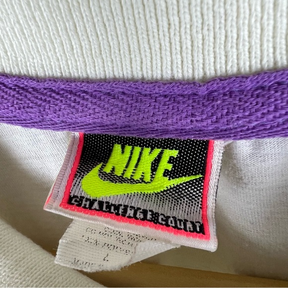 Vintage Nike Tennis Andre Agassi Challenge Court Polo Shirt Large - Picture 5 of 10